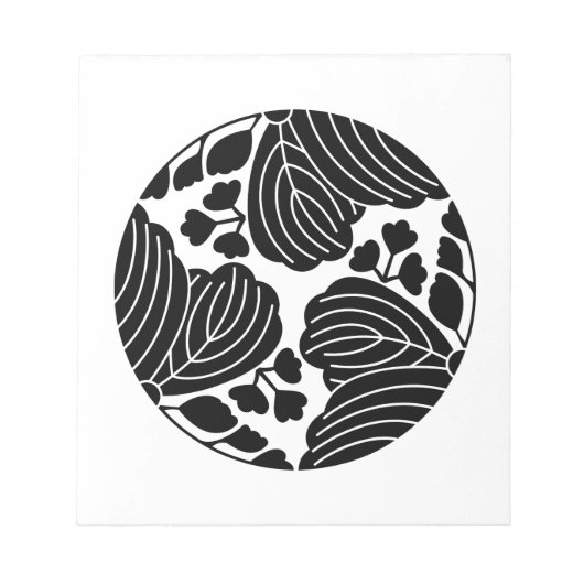 三 つ 割 五 三 桐 NOTITIEBLOK (Voorkant)