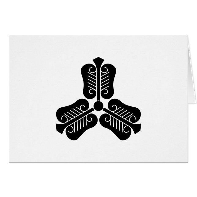 三 つ 団 扇 (Voorkant Horizontaal)