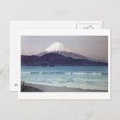 三 の 士, Mt. Fuji gezien op het schiereiland Miho, Y Briefkaart (Voorkant / Achterkant)