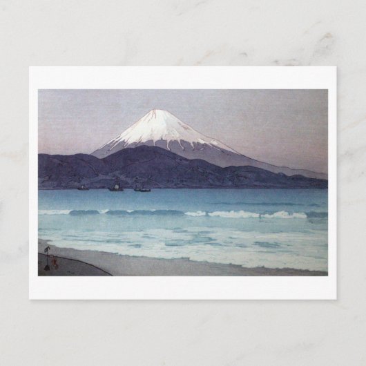 三 の 士, Mt. Fuji gezien op het schiereiland Miho, Y Briefkaart (Voorkant)