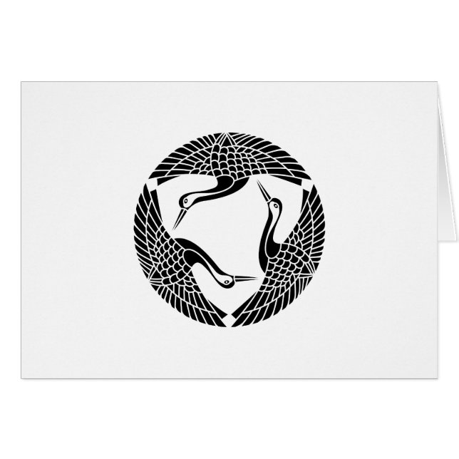 三 羽 鶴 (Voorkant Horizontaal)