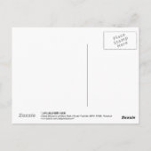 上野公園, de bloesems van de Kers bij Ueno Park, Briefkaart (Achterkant)