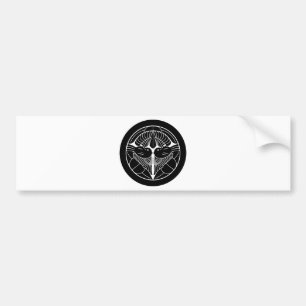 上 杉 家 紋, Uesugi Kenshin KAMON, Japanse familiekrin Bumpersticker