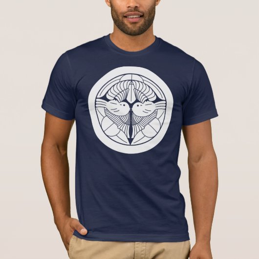 上 杉 家 紋, Uesugi Kenshin KAMON, Japanse familiekrin T-shirt (Voorkant)