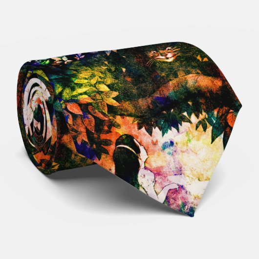 不思議の国のアリス ネクタイ STROPDAS (Opgerold)