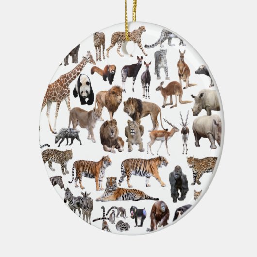 世 界 動 物 の ) KERAMISCH ORNAMENT (Links)