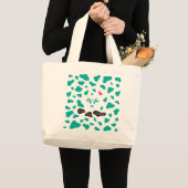 世 界 op 抜, 闇かがら grote tote bag (Voorkant (product))