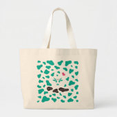 世 界 op 抜, 闇かがら grote tote bag (Voorkant)