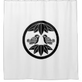 中輪に十枚笹に対い雀 DOUCHEGORDIJN (Voorkant)