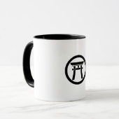 中輪に鳥居 MOK (Voorkant links)