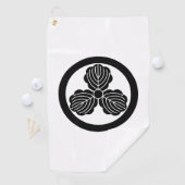 丸に三つ柏 GOLFHANDDOEK (Insitu)