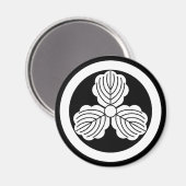 丸に三つ柏 MAGNEET (Voorkant / Achterkant)