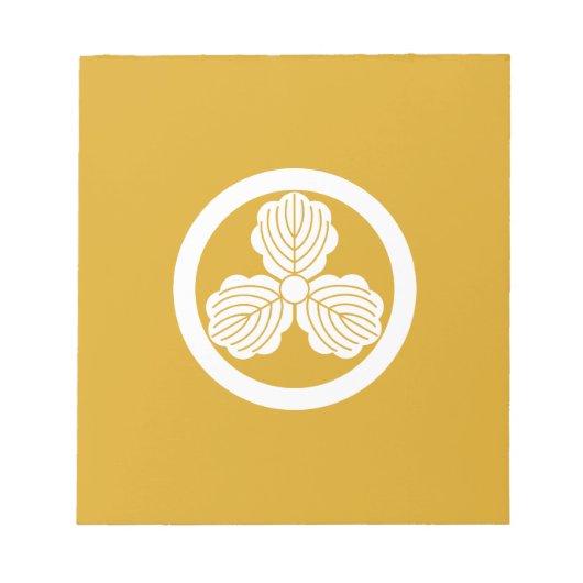 丸に三つ柏 NOTITIEBLOK (Voorkant)