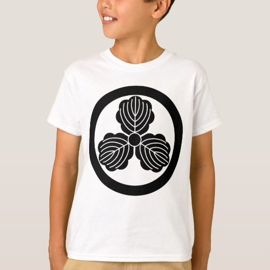丸に三つ柏 T-SHIRT (Voorkant)