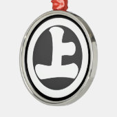 丸に下げ上 METALEN ORNAMENT (Links)