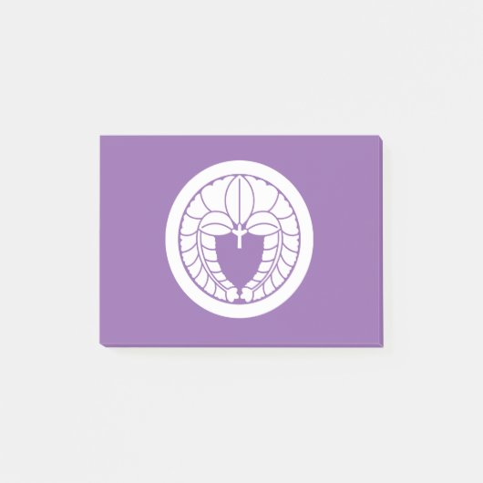 丸に下り藤 POST-IT® NOTES (Voorkant)