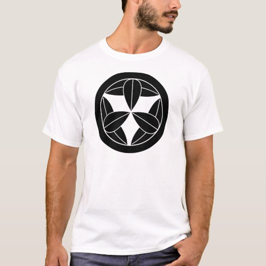 丸に九枚笹 T-SHIRT (Voorkant)