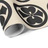 丸に二つ剣酢漿草 CADEAUPAPIER (Rol Hoek)