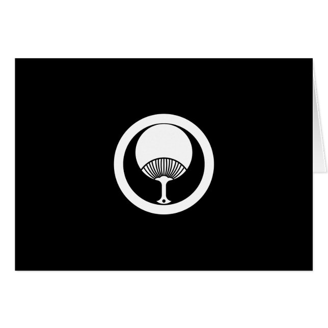 丸に団扇 (Voorkant Horizontaal)