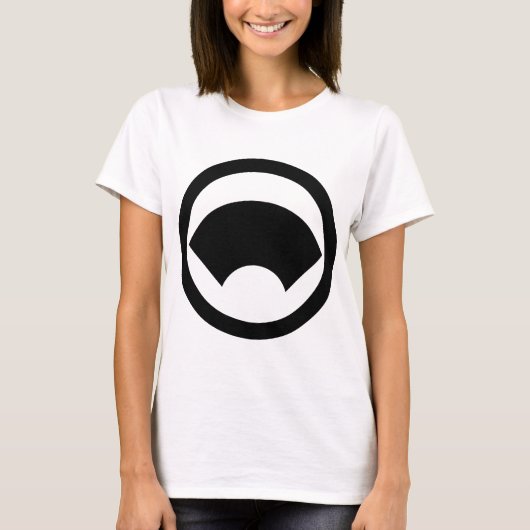 丸に地紙 T-SHIRT (Voorkant)