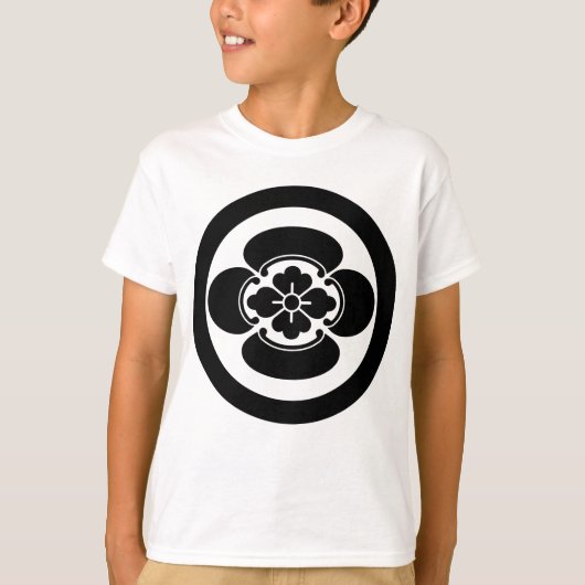 丸に木瓜 T-SHIRT (Voorkant)