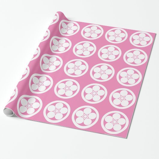 丸に梅鉢 CADEAUPAPIER (Uitgerold)
