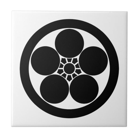 丸に梅鉢 TEGELTJE (Voorkant)