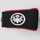 丸に笹龍胆 ゴルフヘッドカバー GOLFHEADCOVER (Voorkant)