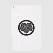 丸に鬼蔦 GOLFHANDDOEK (Voorkant)