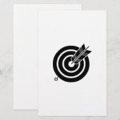 丸的に当たり矢 BRIEFPAPIER (Voorkant / Achterkant)