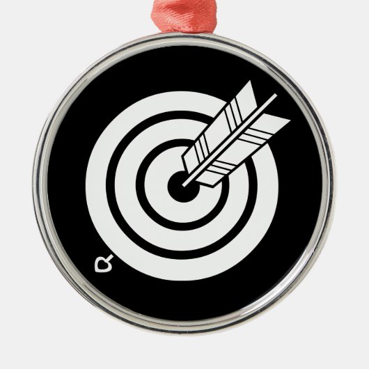 丸的に当たり矢 METALEN ORNAMENT (Voorkant)