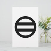 丸 に つ 引 き BRIEFPAPIER (Staand voorkant)