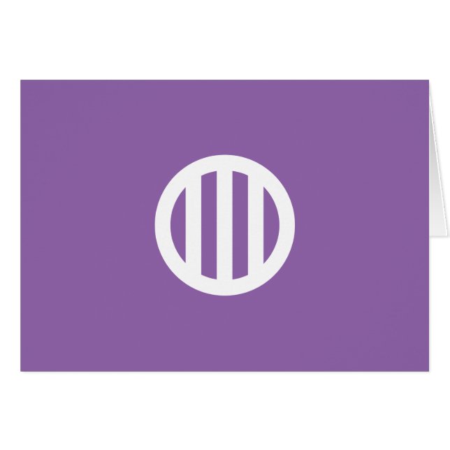 丸 に 三 つ 引 き (Voorkant Horizontaal)