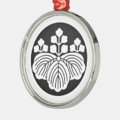 丸 に 三 桐 METALEN ORNAMENT (Links)