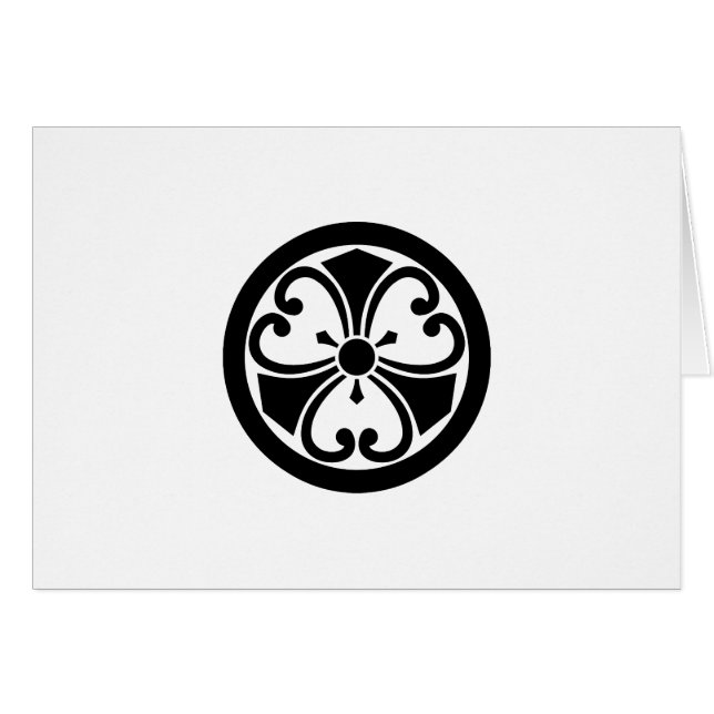 丸 に 剣 酢 漿 草 (Voorkant Horizontaal)