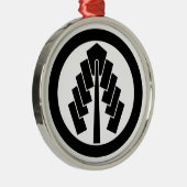 丸 に 幣 METALEN ORNAMENT (Rechts)