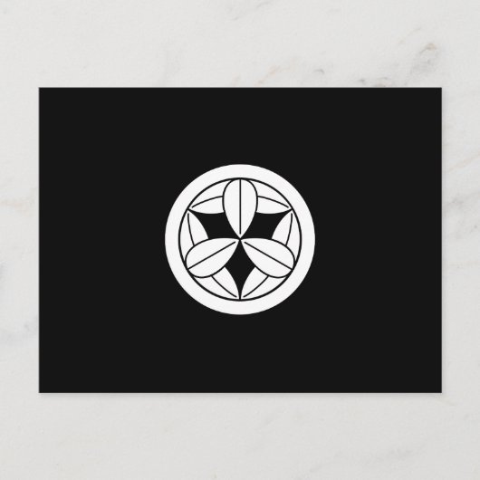 丸 に 枚 笹 BRIEFKAART (Voorkant)