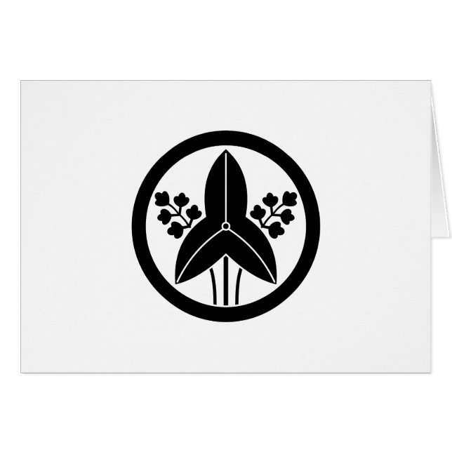 丸 に 沢 瀉 (Voorkant Horizontaal)