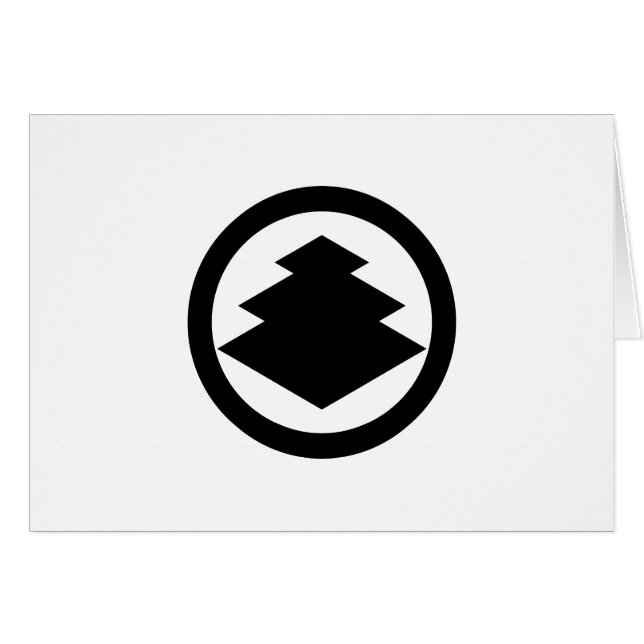 丸 に 階 菱 (Voorkant Horizontaal)