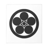 丸 梅 鉢 NOTITIEBLOK (Voorkant)