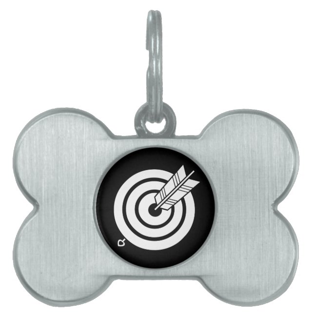 丸 的 当 た り 矢 HUISDIEREN NAAMPLAATJE (voorkant)