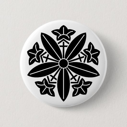 久 我 胆 車 缶 . RONDE BUTTON 5,7 CM (Voorkant)