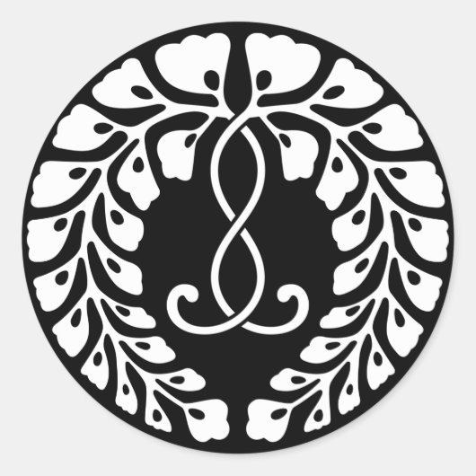 九条藤 RONDE STICKER (Voorkant)