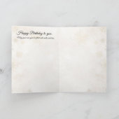 【二つ折り】12月バースデーカード／【Folded】 birthday card for Dec. Kaart (Binnen)