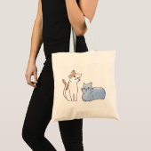 二匹の猫 TOTE BAG (Voorkant (product))