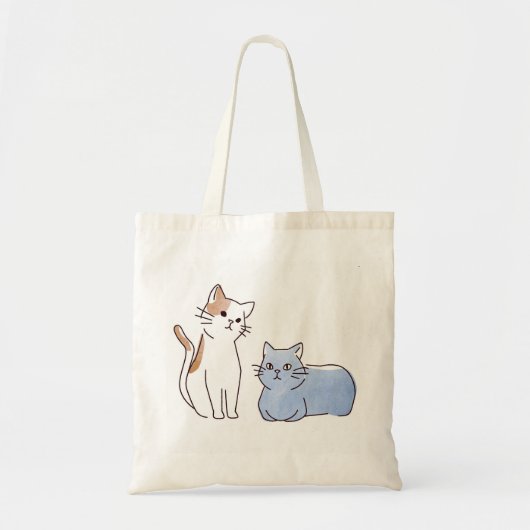 二匹の猫 TOTE BAG (Voorkant)