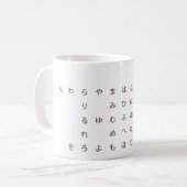 五十音（ひらがな） KOFFIEMOK (Voorkant links)