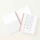 五十音(カカナ ひ ら が な 両 面タenz.) notitieboek (Binnen)