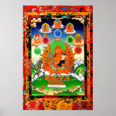 五 佛 黃 神LINEGE 5 BUDDHA YELLOW JAMBHALA Poster (Voorkant)