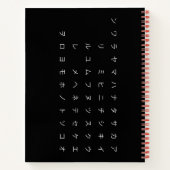 五 十 ナタ音(カカ) NOTITIEBOEK (Achterkant)